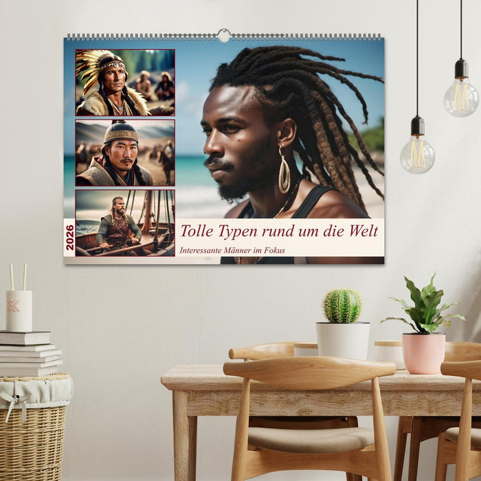 Tolle Typen rund um die Welt (CALVENDO Wandkalender 2026)