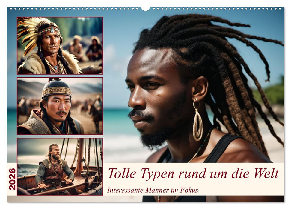 Tolle Typen rund um die Welt (CALVENDO Wandkalender 2026)