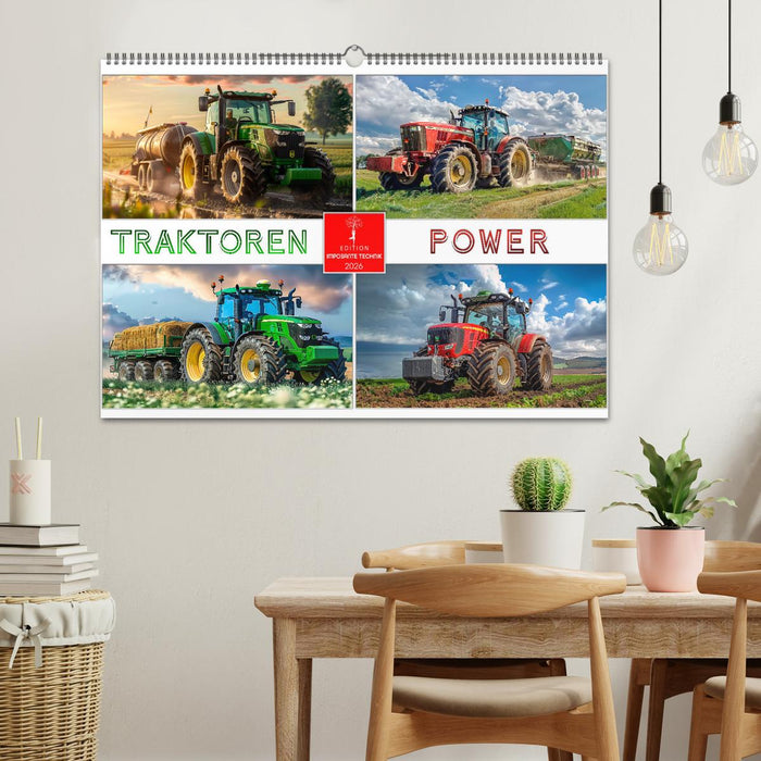 Traktoren Power (CALVENDO Wandkalender 2026)