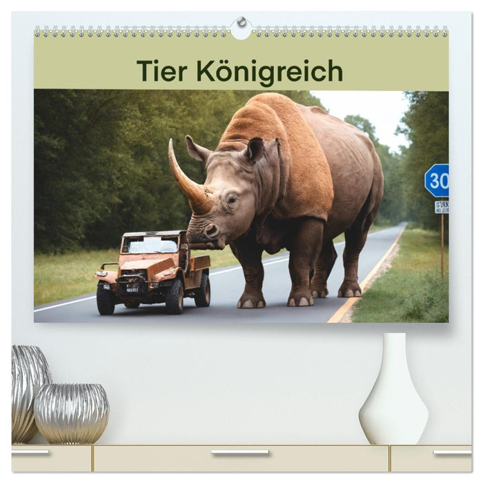 Tier Königreich (CALVENDO Premium Wandkalender 2026)