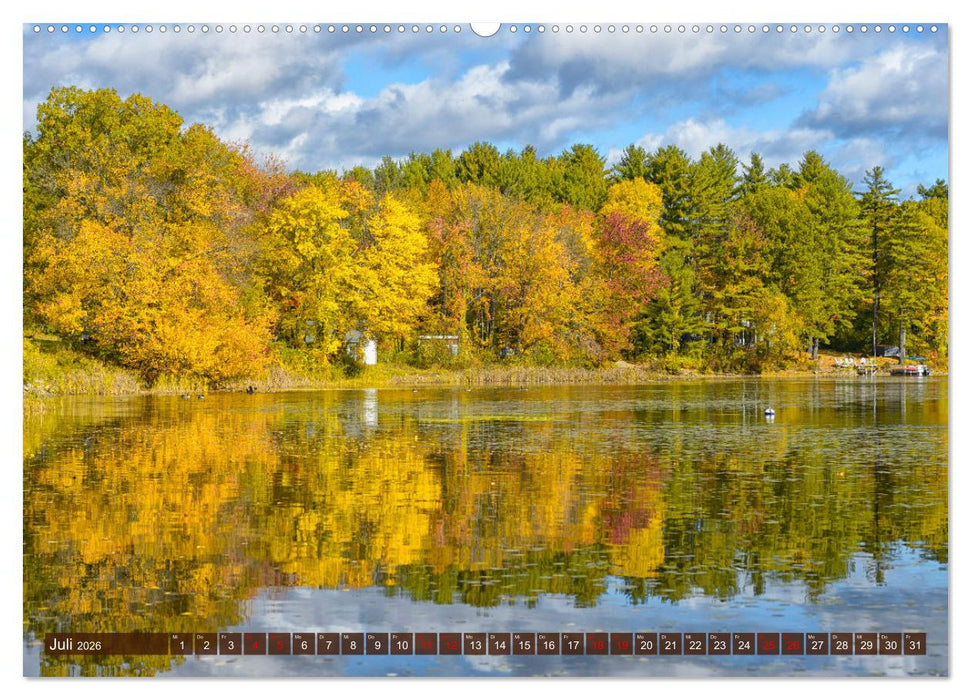 Neu England, Indian Summer (CALVENDO Premium Wandkalender 2026)
