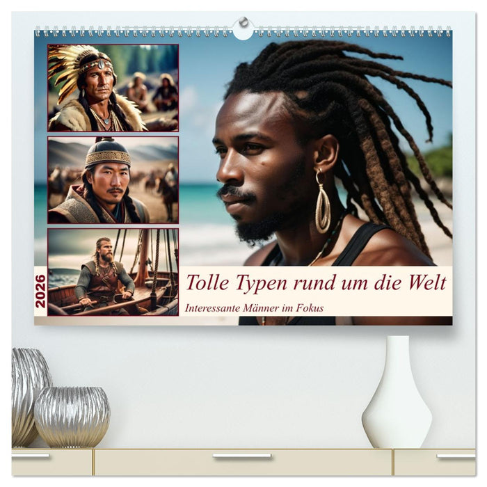 Tolle Typen rund um die Welt (CALVENDO Premium Wandkalender 2026)