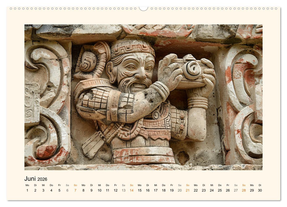Die Maya und ihre Geheimnisse (CALVENDO Premium Wandkalender 2026)