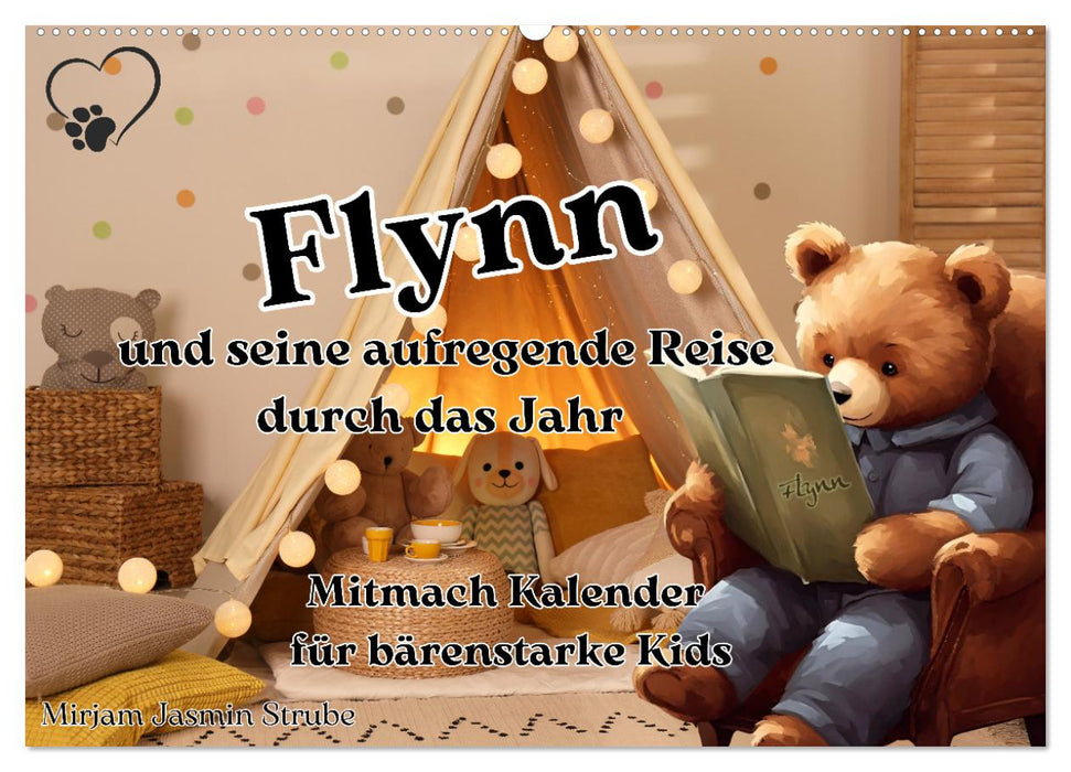 Flynn und seine aufregende Reise durch das Jahr (CALVENDO Wandkalender 2026)