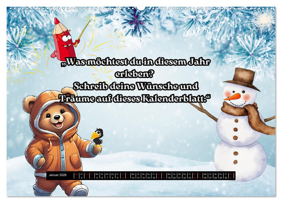Flynn und seine aufregende Reise durch das Jahr (CALVENDO Wandkalender 2026)
