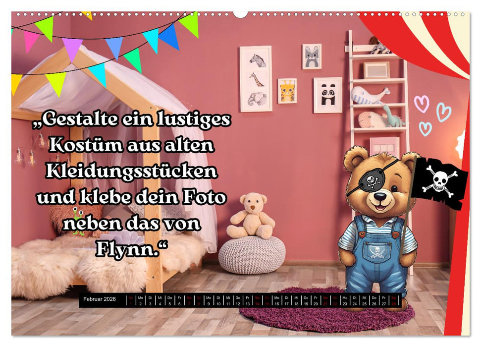 Flynn und seine aufregende Reise durch das Jahr (CALVENDO Wandkalender 2026)