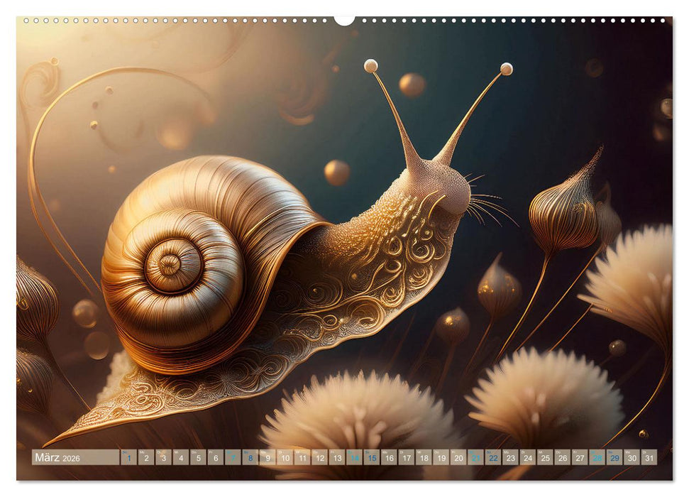 Tiere im Jugendstil - Eine Hommage an die Schönheit des Art Nouveau (CALVENDO Premium Wandkalender 2026)