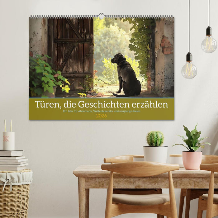 Türen, die Geschichten erzählen (CALVENDO Wandkalender 2026)