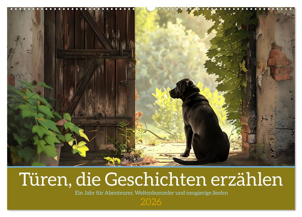 Türen, die Geschichten erzählen (CALVENDO Wandkalender 2026)