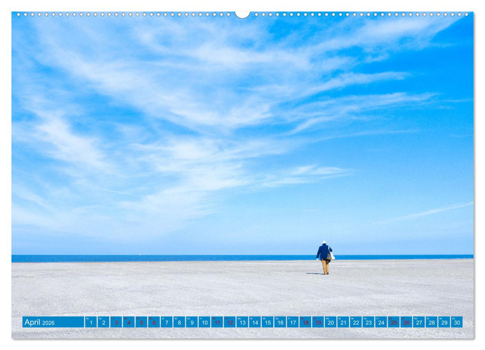 Die Farbe blau - Die Farbe der Weite und des Himmels (CALVENDO Wandkalender 2026)