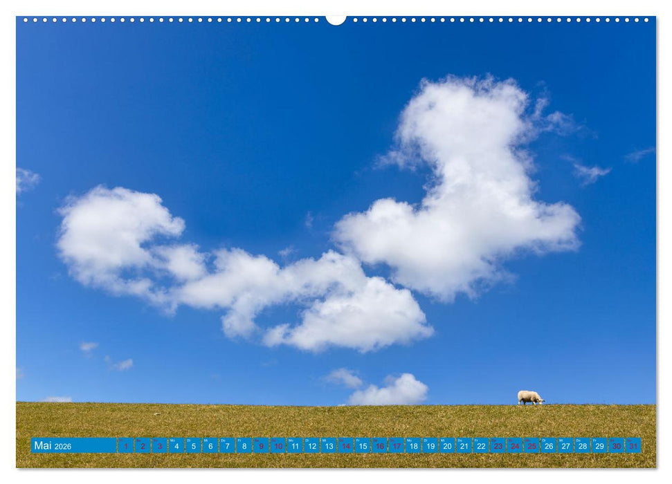 Die Farbe blau - Die Farbe der Weite und des Himmels (CALVENDO Wandkalender 2026)