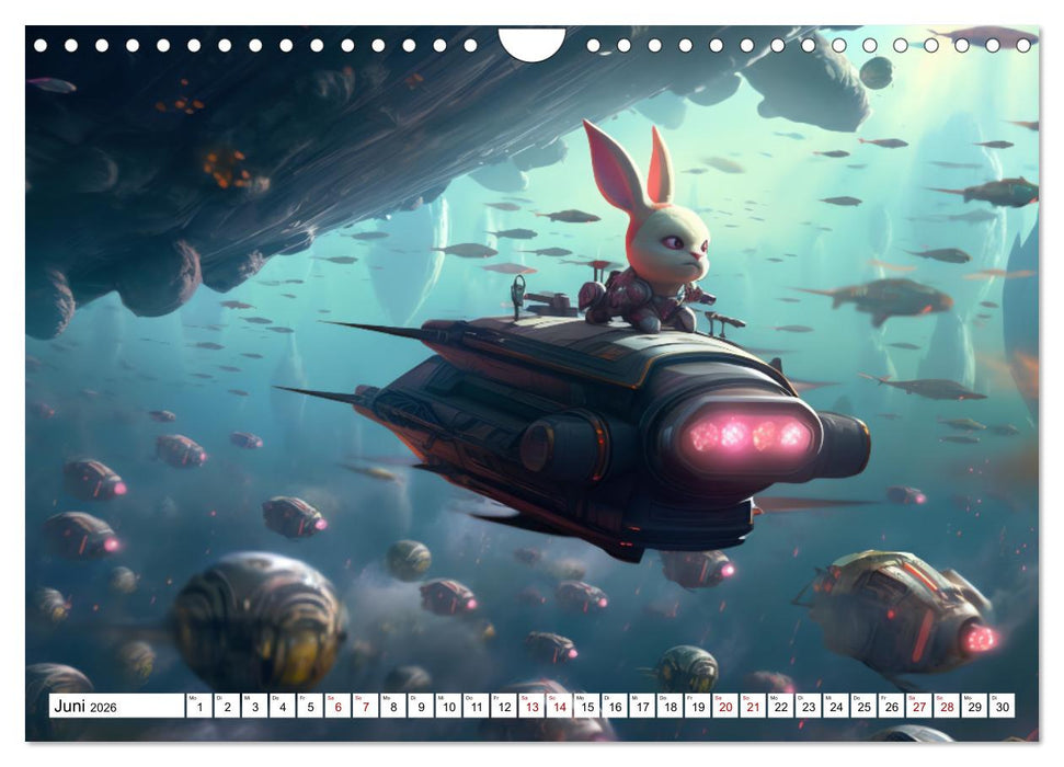 Spannendes Weltraumabenteuer (CALVENDO Wandkalender 2026)