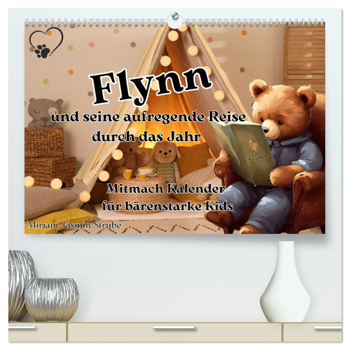 Flynn und seine aufregende Reise durch das Jahr (CALVENDO Premium Wandkalender 2026)
