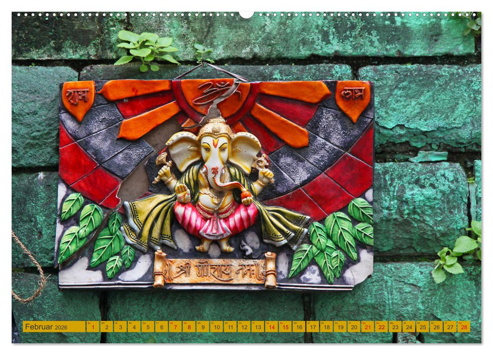 Indien - Hinduismus (CALVENDO Premium Wandkalender 2026)