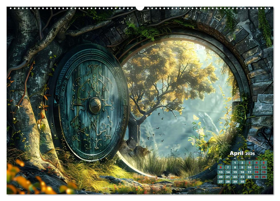 Türen, die Geschichten erzählen (CALVENDO Premium Wandkalender 2026)