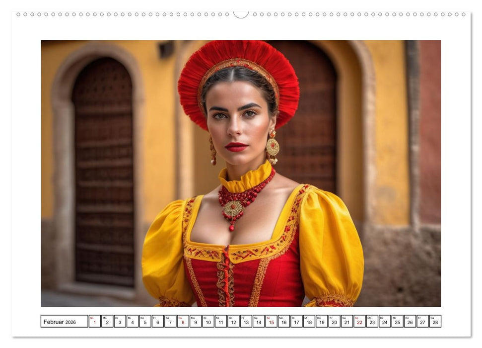 Farbenfrohe Frauenpower (CALVENDO Wandkalender 2026)