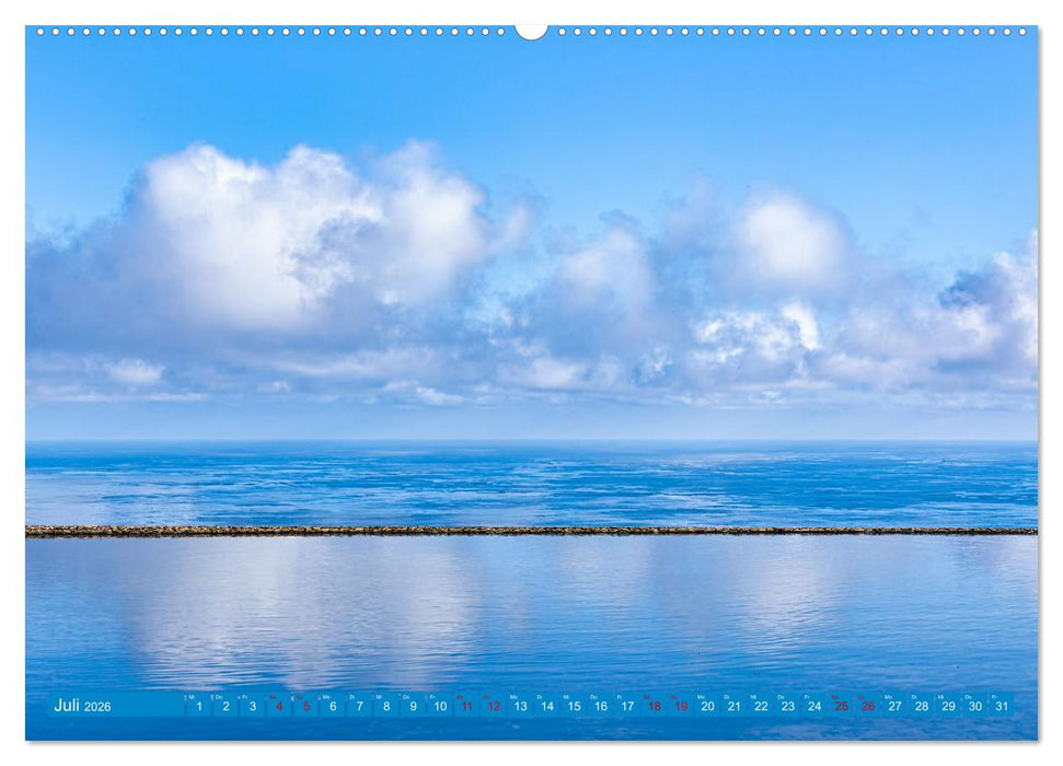 Die Farbe blau - Die Farbe der Weite und des Himmels (CALVENDO Premium Wandkalender 2026)