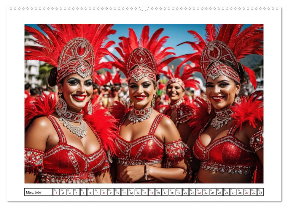 Farbenfrohe Frauenpower (CALVENDO Premium Wandkalender 2026)