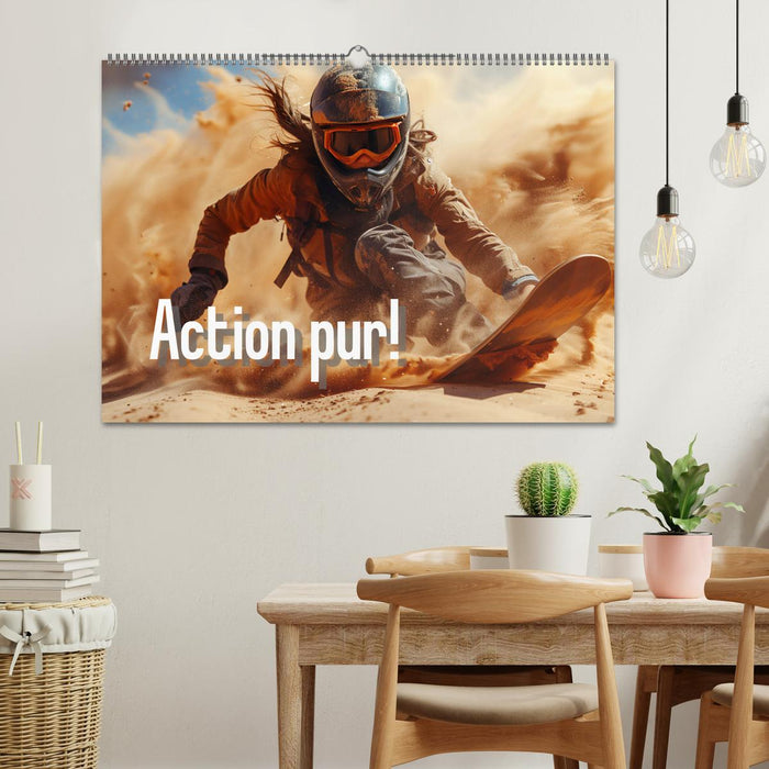 Action pur - atemberaubende Hobbys (CALVENDO Wandkalender 2026)