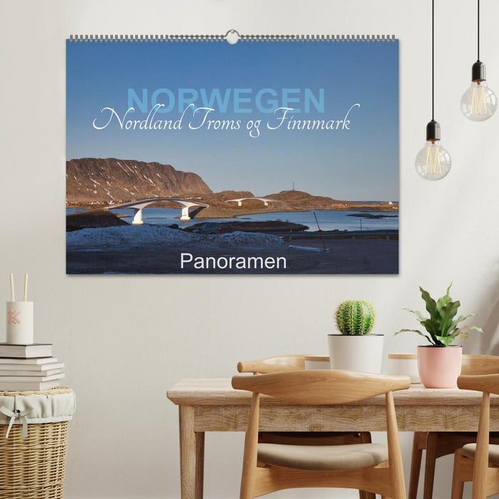 Norwegen Nordland Troms og Finnmark - Panoramen (CALVENDO Wandkalender 2026)