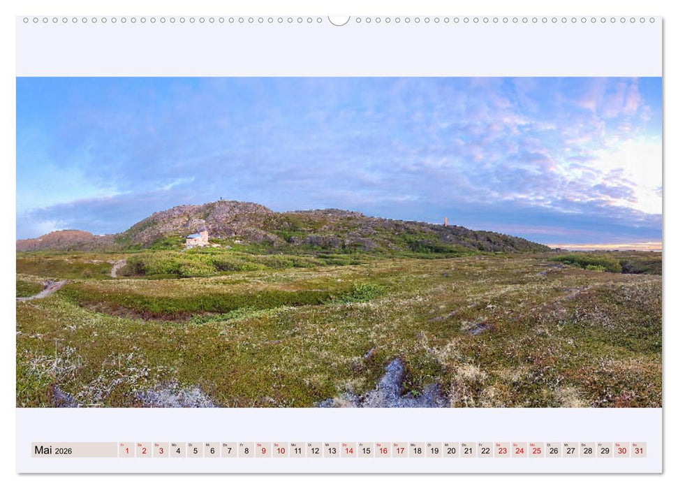 Norwegen Nordland Troms og Finnmark - Panoramen (CALVENDO Wandkalender 2026)