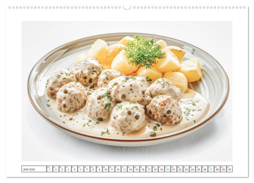 Hackfleisch-Küche (CALVENDO Premium Wandkalender 2026)