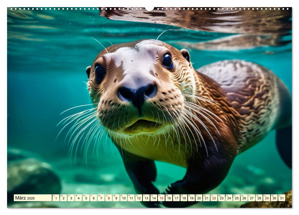 Die Familie der Marder (CALVENDO Wandkalender 2026)