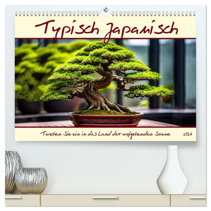 Typisch Japanisch (CALVENDO Premium Wandkalender 2026)