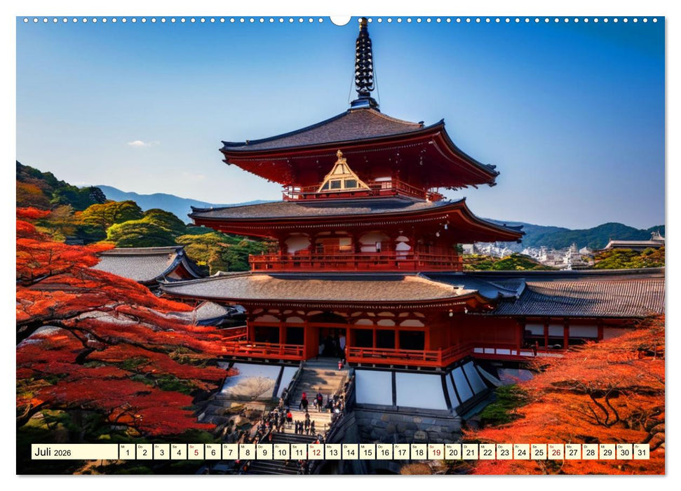 Typisch Japanisch (CALVENDO Premium Wandkalender 2026)