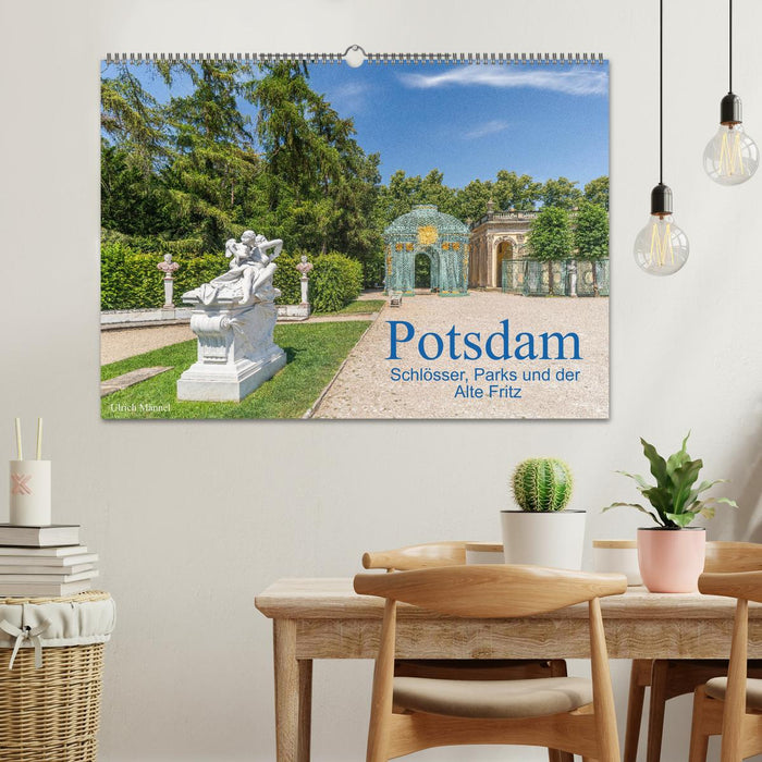 Potsdam - Schlösser, Parks und der Alte Fritz (CALVENDO Wandkalender 2026)
