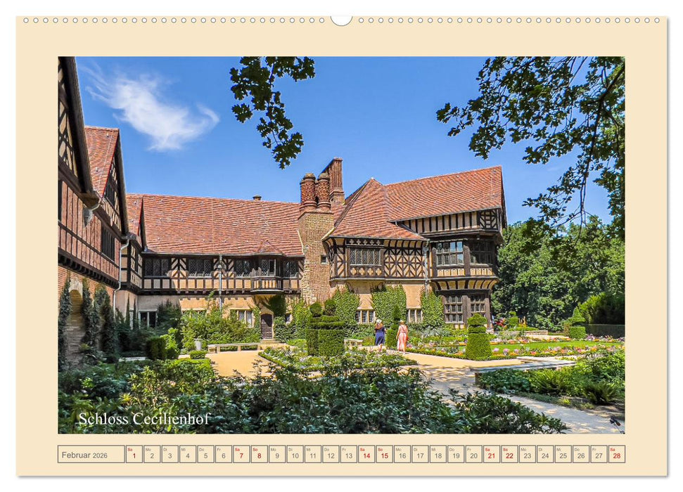 Potsdam - Schlösser, Parks und der Alte Fritz (CALVENDO Wandkalender 2026)