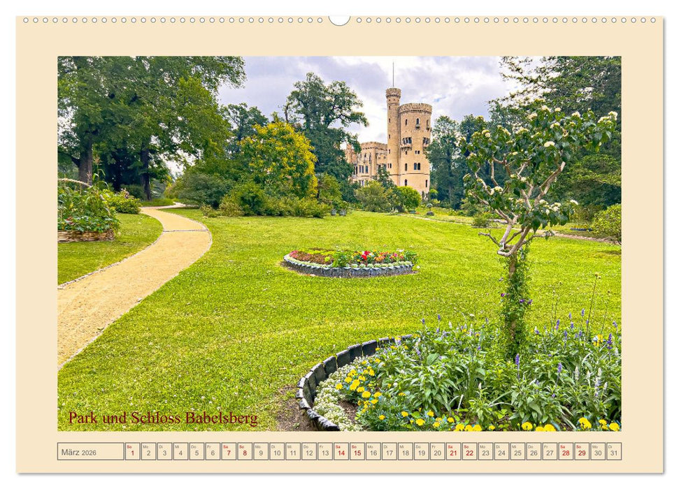 Potsdam - Schlösser, Parks und der Alte Fritz (CALVENDO Wandkalender 2026)