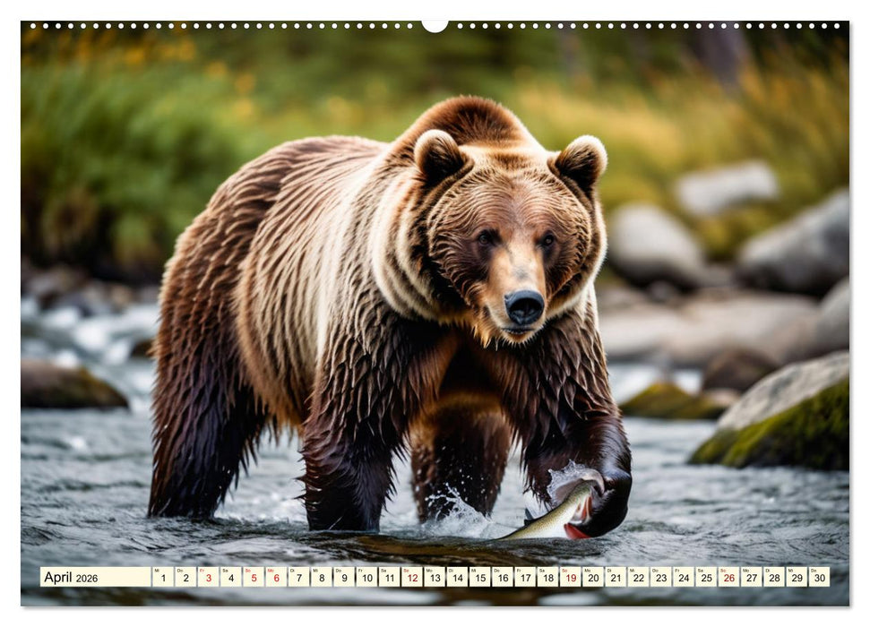Große und kleine Bären (CALVENDO Premium Wandkalender 2026)