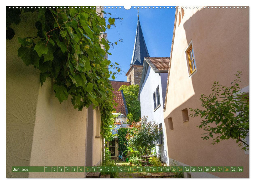 Ein Bummel durch die romantischen Gassen von Freinsheim in der Pfalz (CALVENDO Premium Wandkalender 2026)