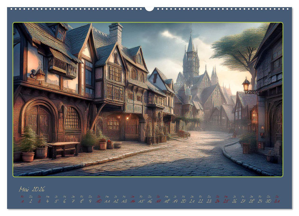 Landschaft romantisch gesehen (CALVENDO Wandkalender 2026)