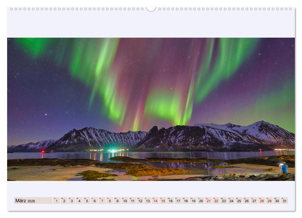 Norwegen Nordland Troms og Finnmark - Panoramen (CALVENDO Premium Wandkalender 2026)