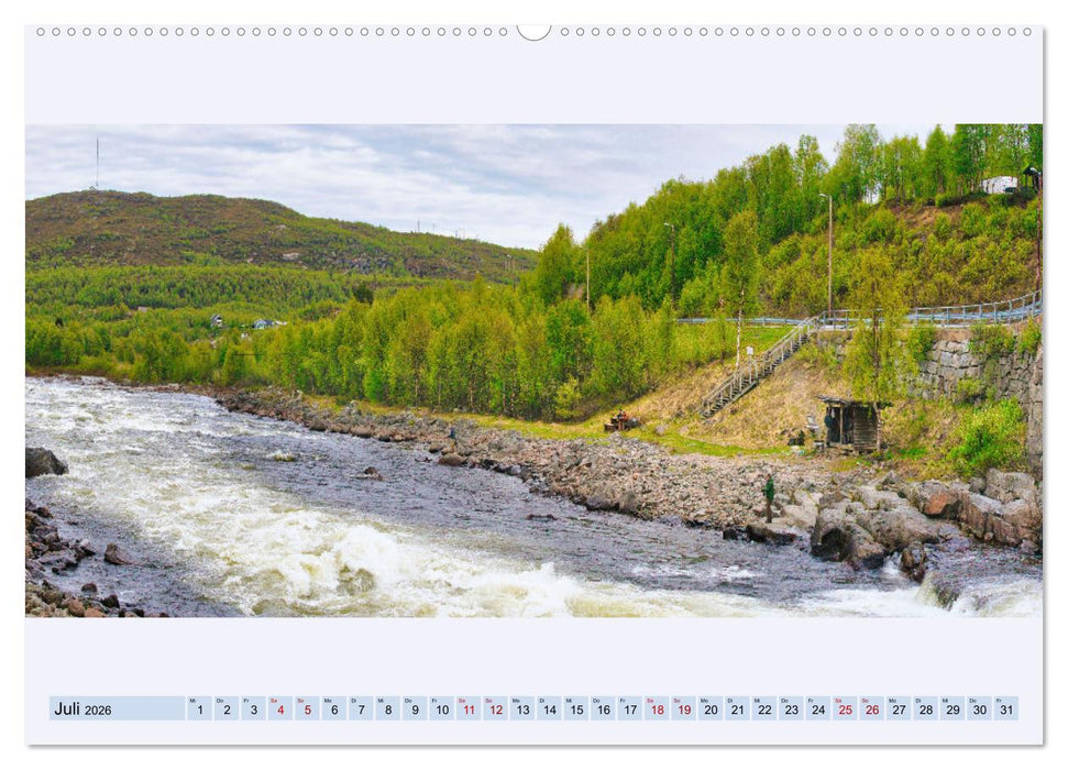 Norwegen Nordland Troms og Finnmark - Panoramen (CALVENDO Premium Wandkalender 2026)