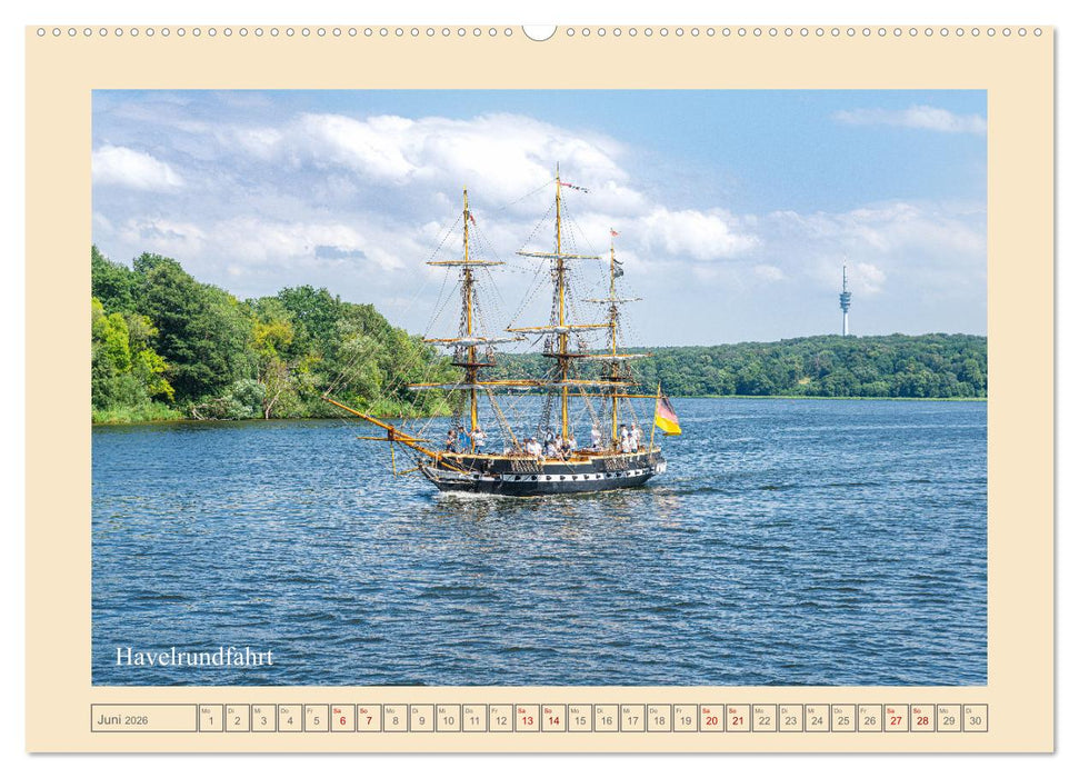 Potsdam - Schlösser, Parks und der Alte Fritz (CALVENDO Premium Wandkalender 2026)