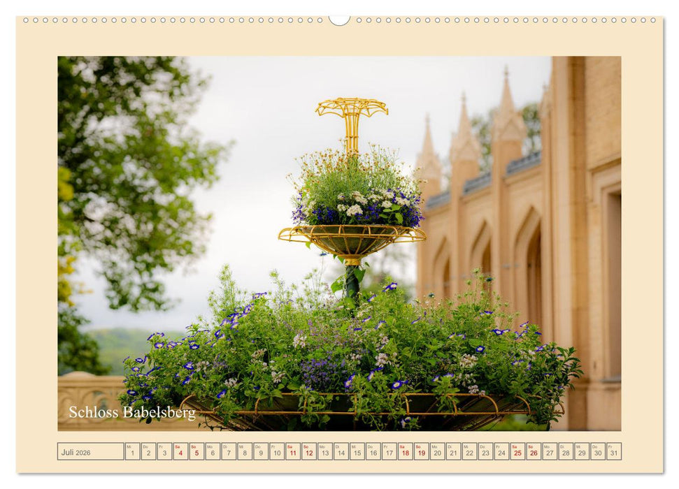 Potsdam - Schlösser, Parks und der Alte Fritz (CALVENDO Premium Wandkalender 2026)