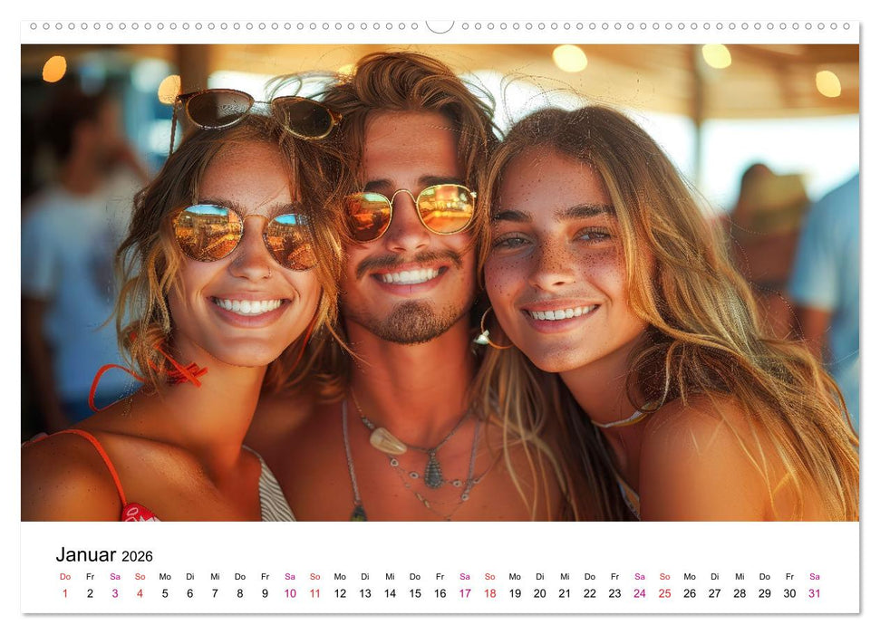 Ein cooler Sommer (CALVENDO Premium Wandkalender 2026)