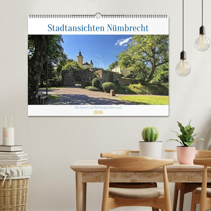 Stadtansichten Nümbrecht - Der Kurort im Oberbergischen Kreis (CALVENDO Wandkalender 2026)