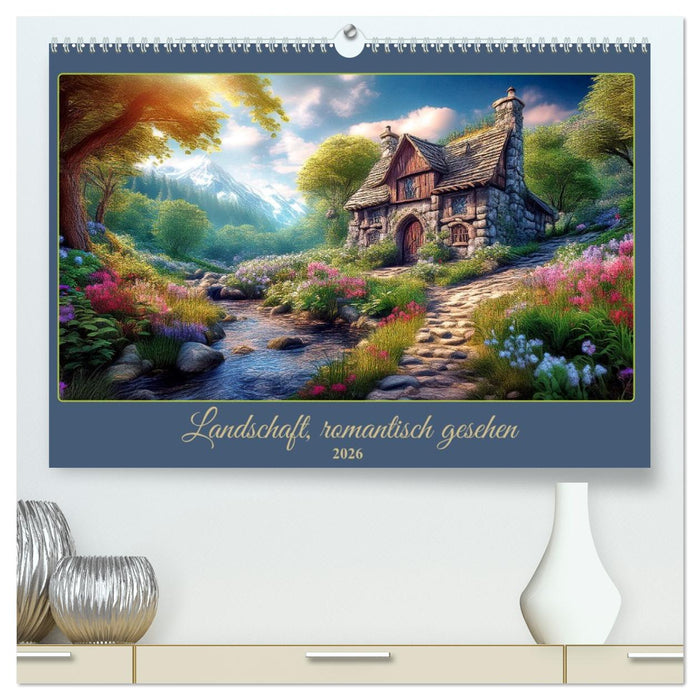 Landschaft romantisch gesehen (CALVENDO Premium Wandkalender 2026)