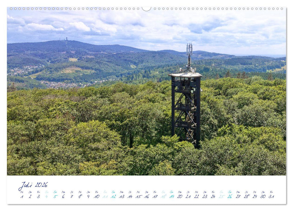 Taunus, deine Türme (CALVENDO Premium Wandkalender 2026)