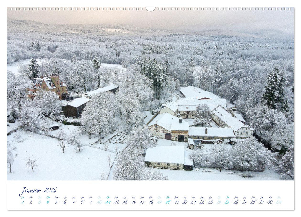 Taunus: Monumente (CALVENDO Premium Wandkalender 2026)