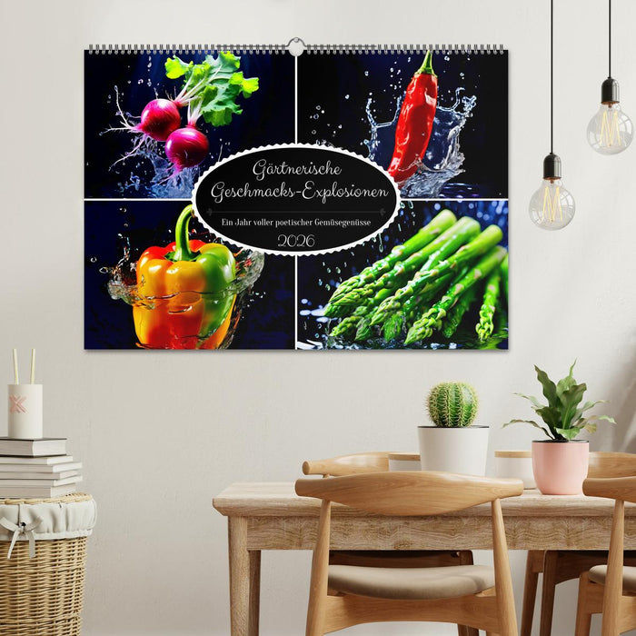 Gärtnerische Geschmacks-Explosionen (CALVENDO Wandkalender 2026)