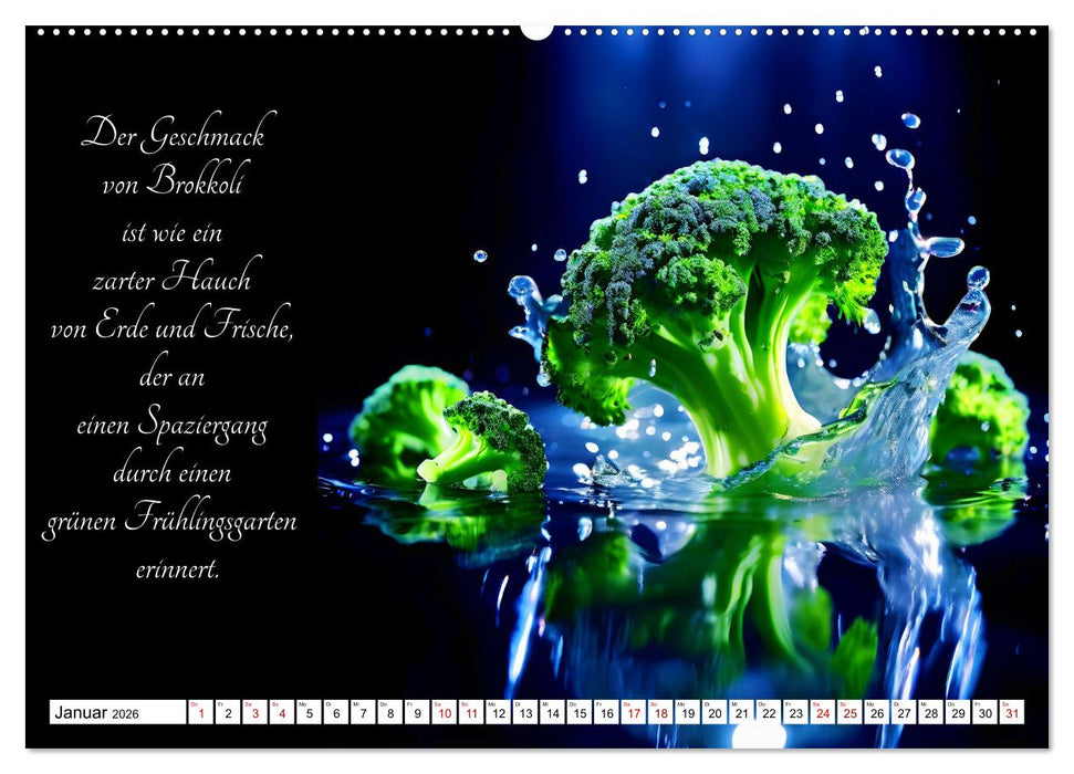 Gärtnerische Geschmacks-Explosionen (CALVENDO Wandkalender 2026)