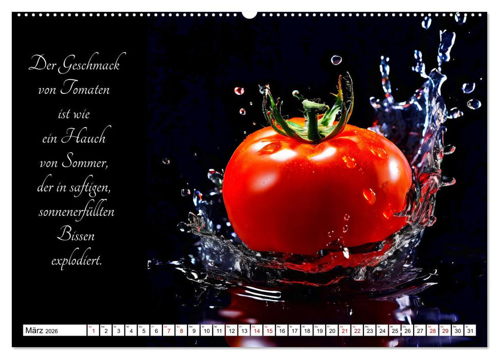 Gärtnerische Geschmacks-Explosionen (CALVENDO Wandkalender 2026)