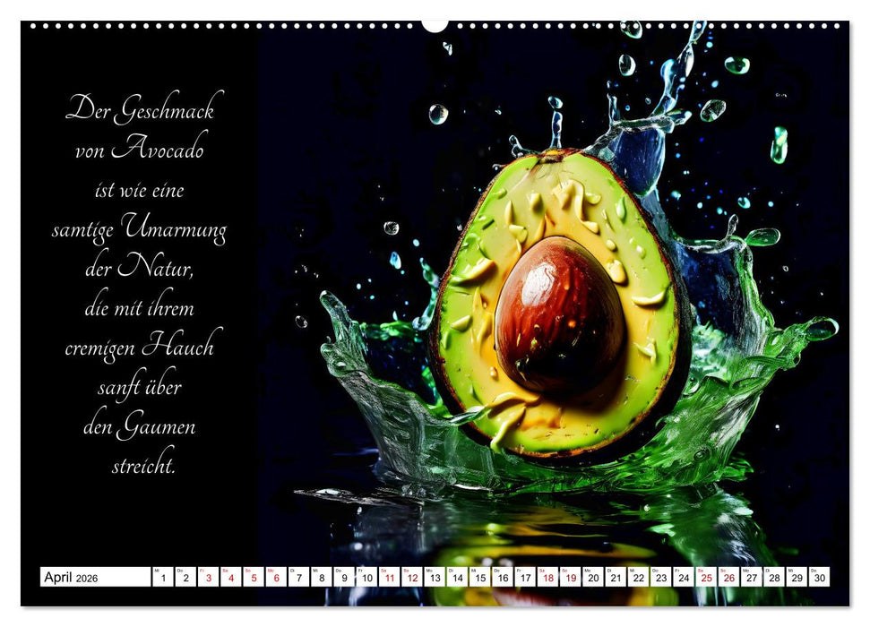 Gärtnerische Geschmacks-Explosionen (CALVENDO Wandkalender 2026)