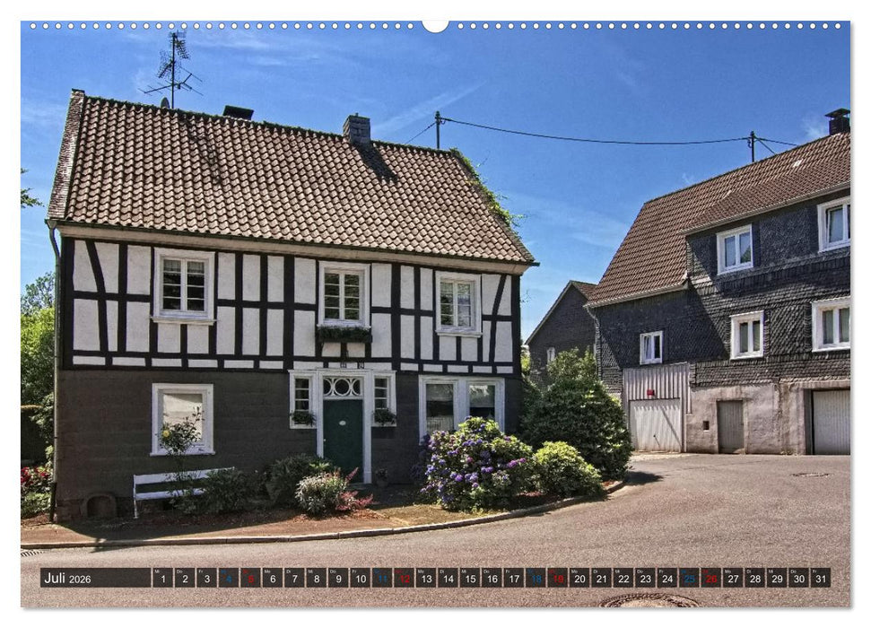 Stadtansichten Nümbrecht - Der Kurort im Oberbergischen Kreis (CALVENDO Premium Wandkalender 2026)