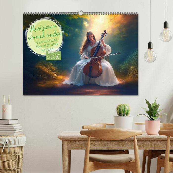 Musizieren einmal anders (CALVENDO Wandkalender 2026)